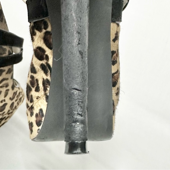 Colin Stuart Leopard Print Platform Heels Mary Jane Stiletto Pumps‎ Women’s 10 - Picture 9 of 11